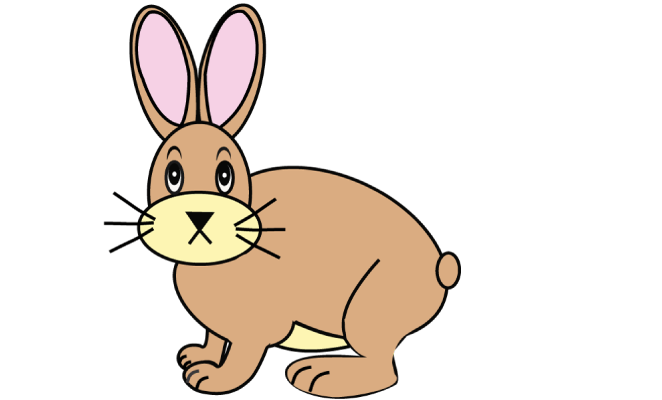 662x400 How To Draw A Cartoon Bunny In A Few Easy Steps Easy Drawing Guides