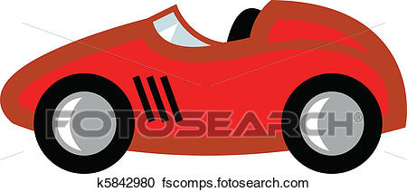 450x212 Clipart Of Race Car Cartoon K5842980