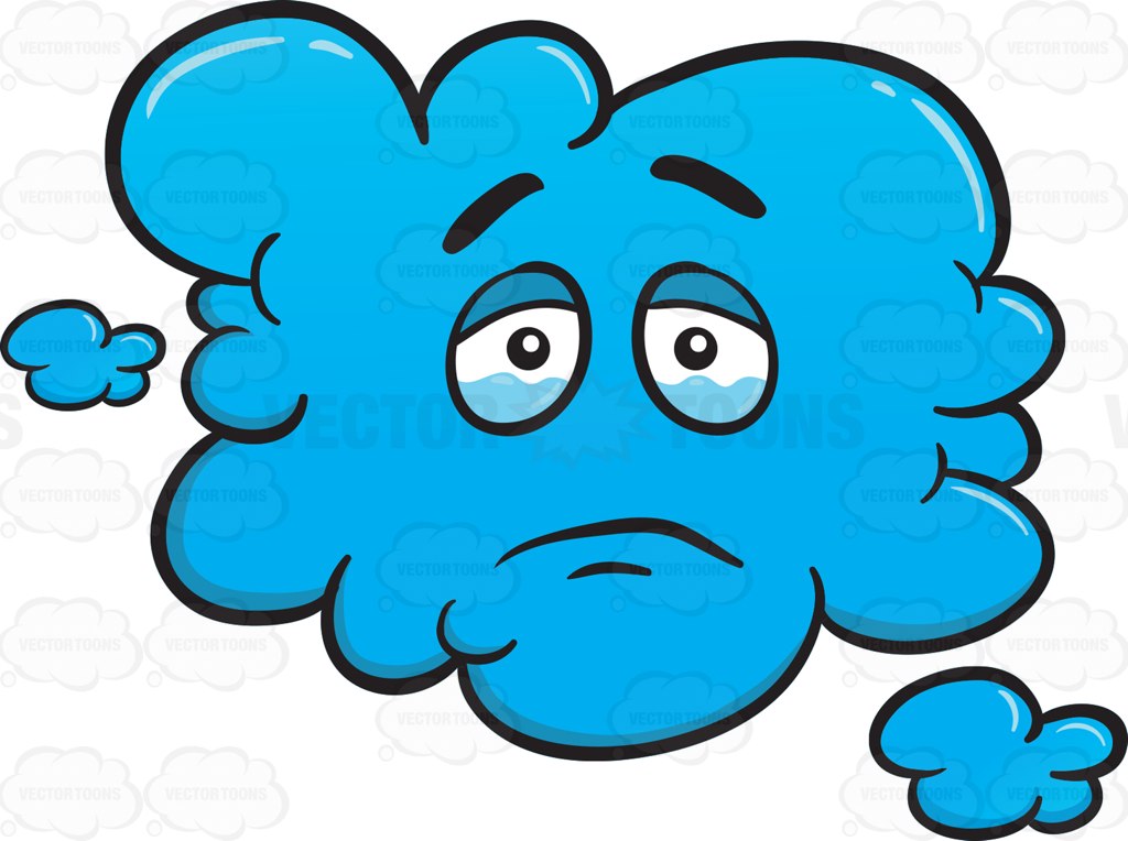 1024x764 Clouds Clipart Sad