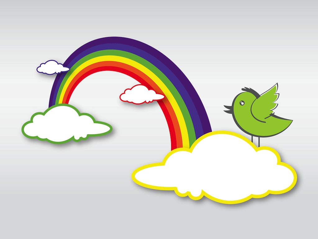 1024x769 Rainbow Cartoon Vector Art Amp Graphics