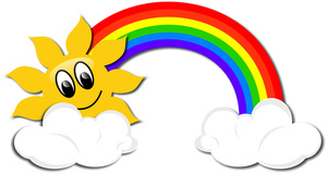 300x160 Rainbow Clipart Image