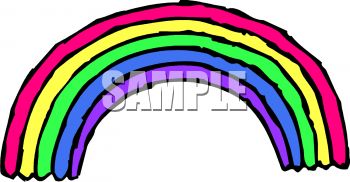 350x182 Royalty Free Clip Art Image Cartoon Rainbow