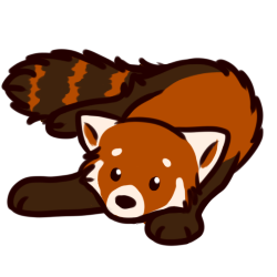 250x250 Red Panda By Paleclaw