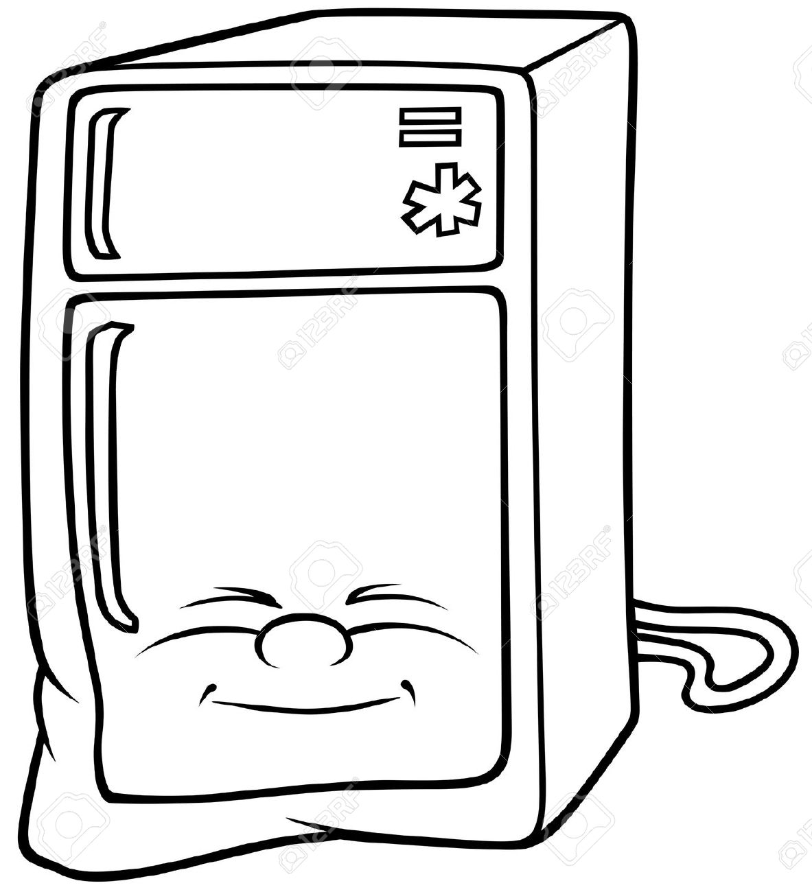 Cartoon Refrigerator Clipart | Free download on ClipArtMag
