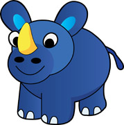 179x180 Rhinoceros Clipart