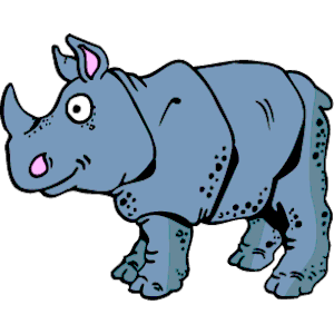 300x300 Top 81 Rhinoceros Clip Art
