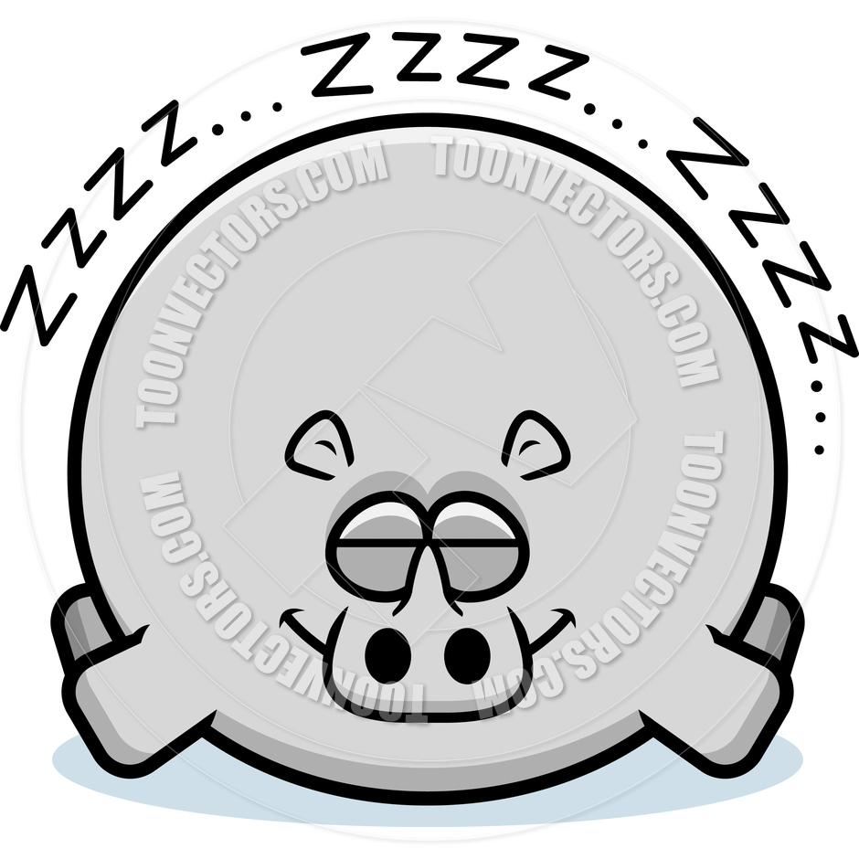 940x940 Cartoon Rhino Sleeping By Cory Thoman Toon Vectors Eps
