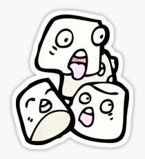 210x230 Cartoon Marshmallows Stickers Redbubble