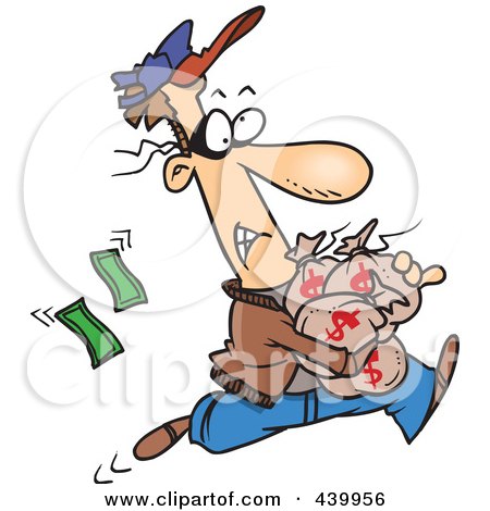 450x470 Royalty Free (Rf) Bank Robber Clipart, Illustrations, Vector