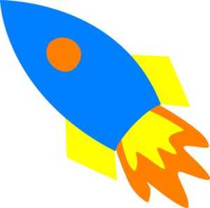 300x297 Rocket Ship Clip Art
