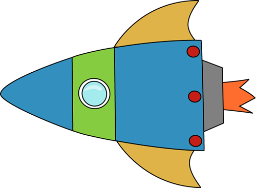 500x367 Blue And Green Space Rocket Clip Art