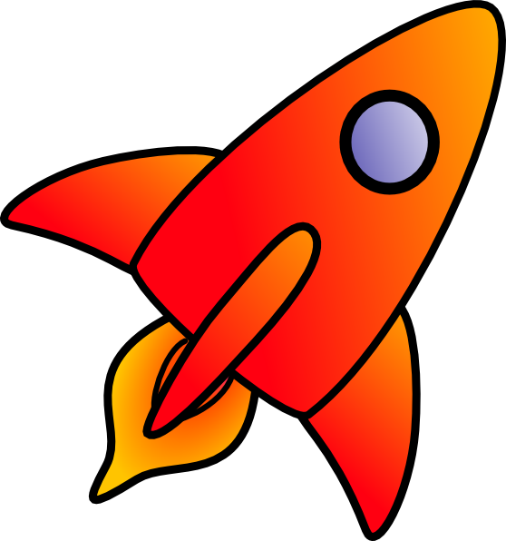 558x596 Cartoon Rocket Clip Art