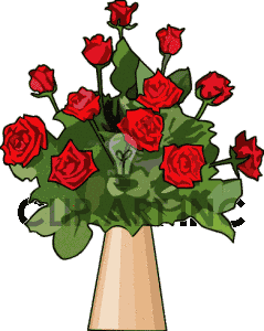 239x300 Bouquet Of Roses Clipart
