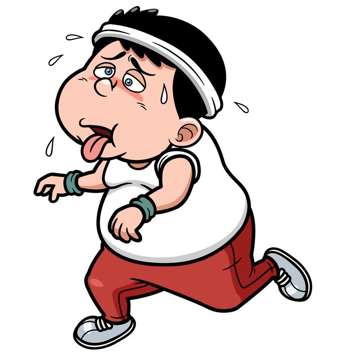 670x715 Tired Clipart Jogger