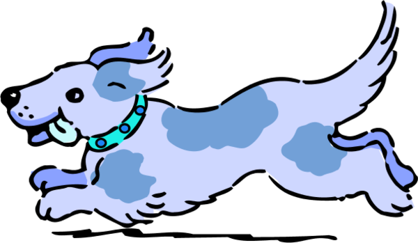 600x349 Dog Running Cartoon