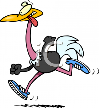 322x350 Ostrich Running Clipart, Explore Pictures