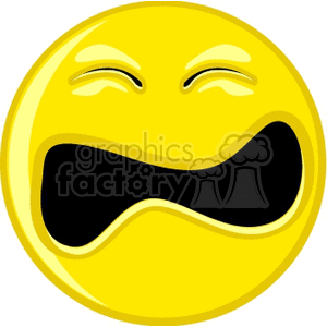 300x300 Royalty Free Super Sad Crying Smilie Face 166462 Vector Clip Art