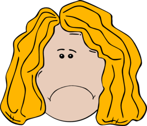 299x258 Sad Faced Clip Art