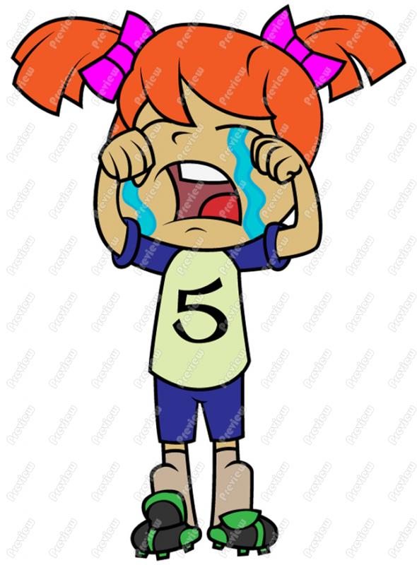 590x800 Girl Crying Face Clipart