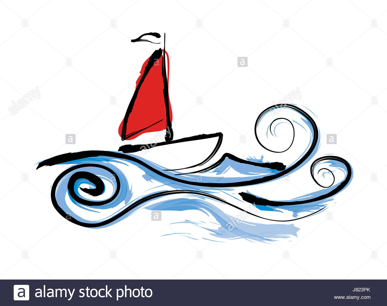 1300x1028 Sail Illustration Boat Ship Cartoon Sailing Salt Water Sea Ocean