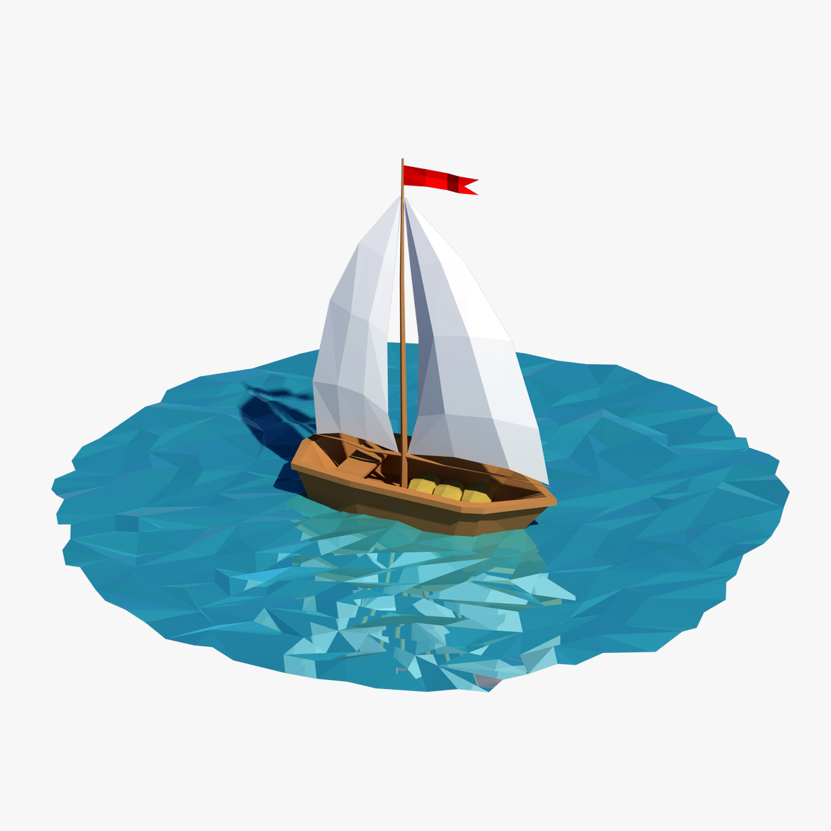 1200x1200 3d Boat Cartoon Turbosquid Boating, Cartoon And 3d