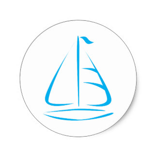 324x324 Sailboat Cartoon Stickers Zazzle