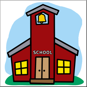 Cartoon School House Clipart | Free download on ClipArtMag