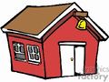 120x90 Royalty Free Old Fashioned School House 383482 Vector Clip Art