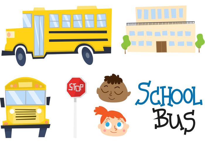 700x490 Cartoon School Bus