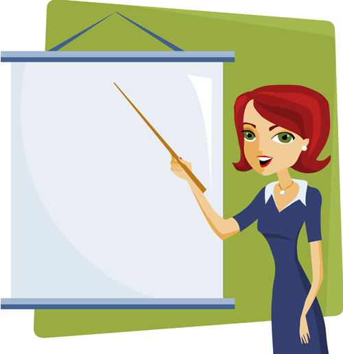 500x516 Cartoons School Elements Vector Set 09