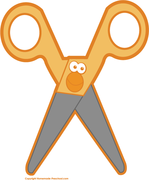 502x607 Cartoon Scissors Clipart Image 6