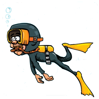 346x346 Cartoon Scuba Diver Pictures Group