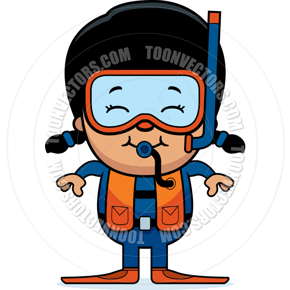 940x940 Scuba Diver Girl By Cory Thoman Toon Vectors Eps