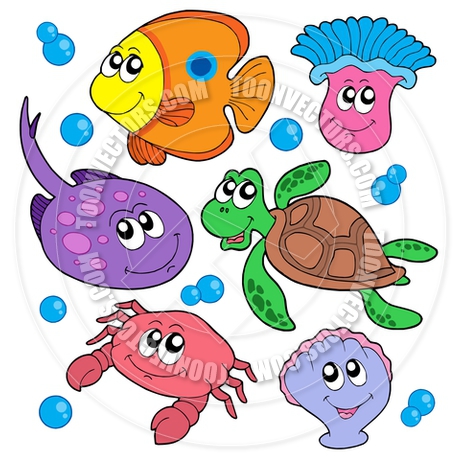 460x460 Marine Life Clipart Sea Animal
