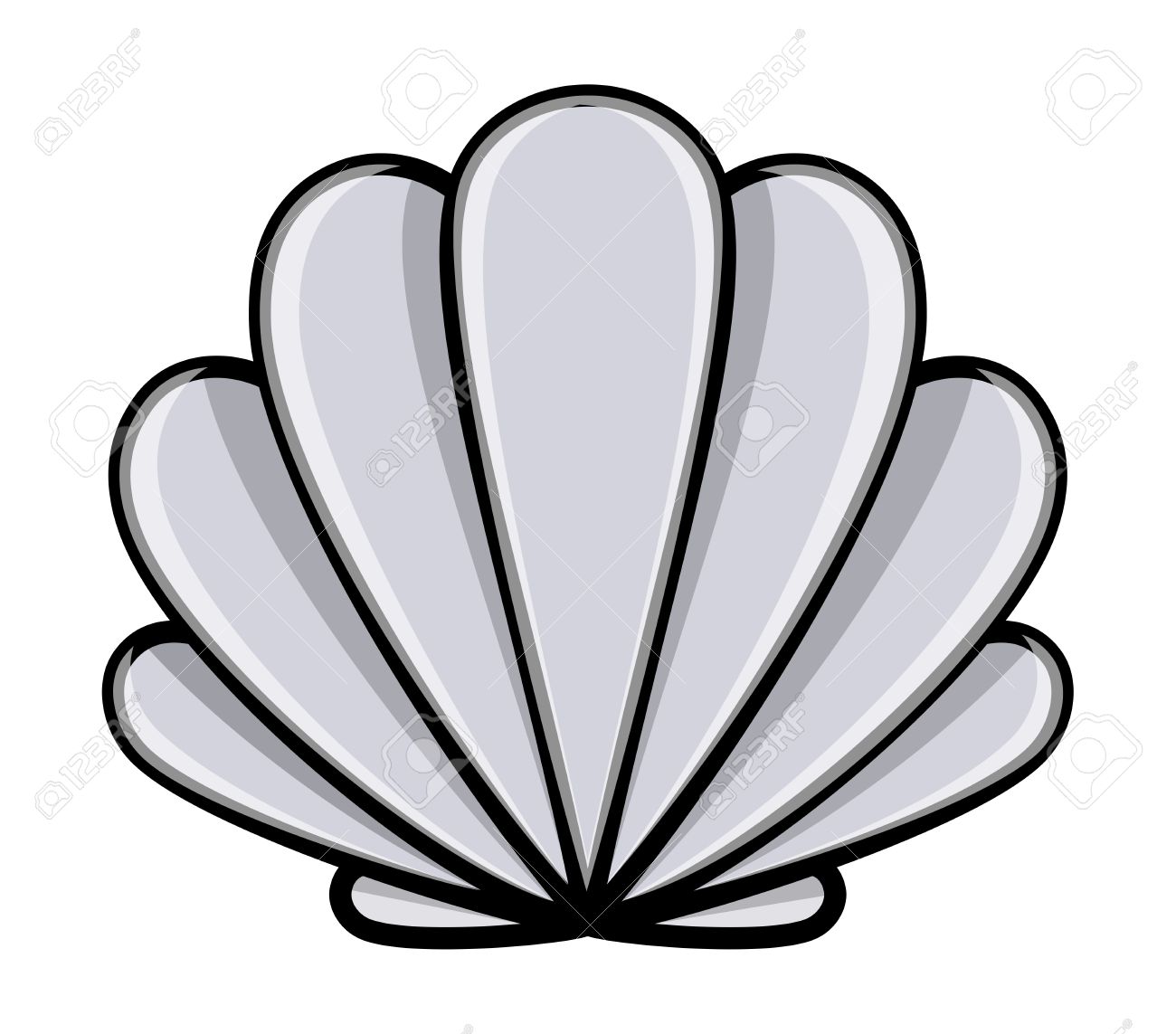 1300x1143 Cartoon Clipart Seashell