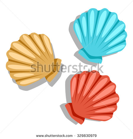 450x470 Cartoon Vector Icon Seashells
