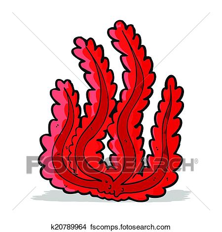 450x470 Clipart Of Cartoon Seaweed K20789964