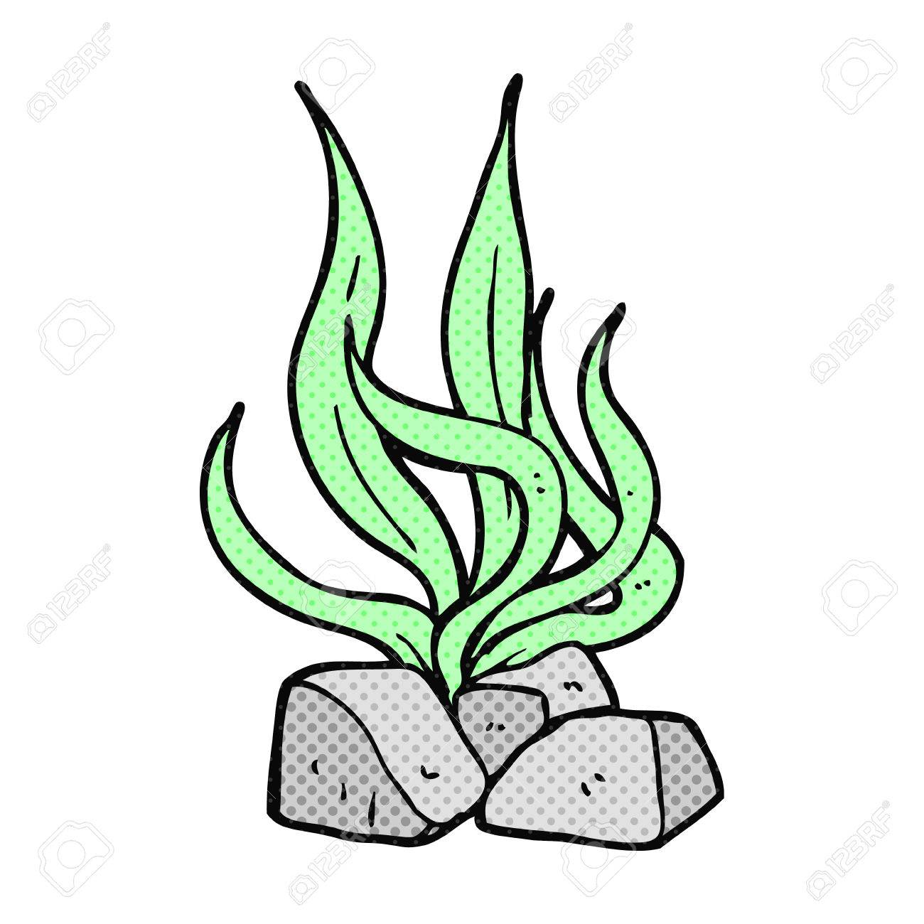 1300x1300 Freehand Drawn Cartoon Seaweed Royalty Free Cliparts, Vectors,