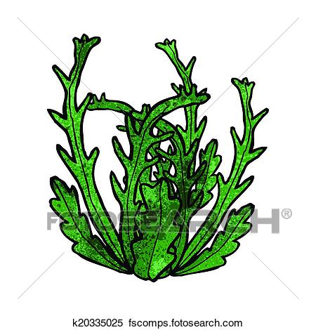 450x470 Clipart Of Cartoon Seaweed K20335025