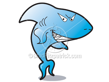 Cartoon Shark Clipart