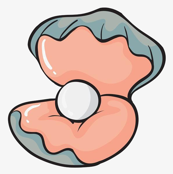 595x600 Cartoon Clam Shell Pearl, Cartoon, Clam Shell, Of Pearls Png Image