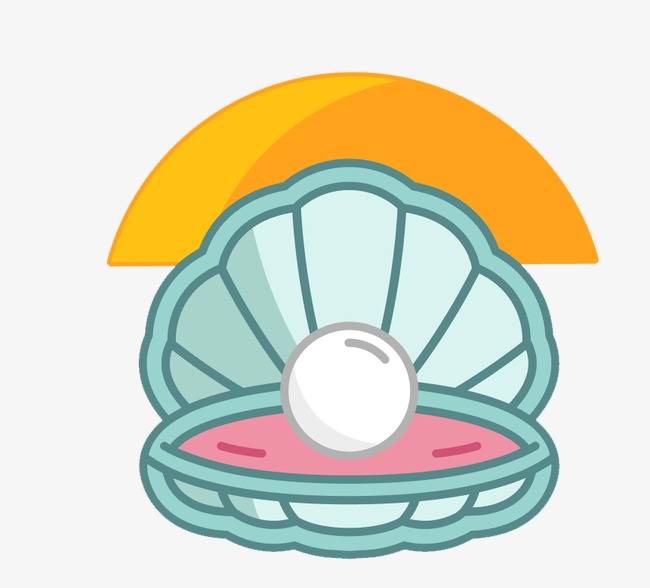 650x588 Vector Pearl Shell, Pearl, Shell, Cartoon Png And Vector For Free