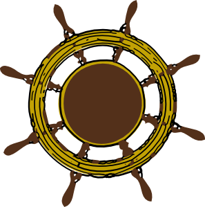 297x299 Ship Steering Wheel Clip Art Free Vector 4vector