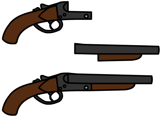 550x400 Custom Walfas Sawn Off Shotgun By Unknownfalling