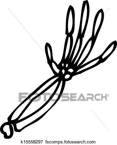 379x470 Clip Art Of Cartoon Skeleton Arm K15558297
