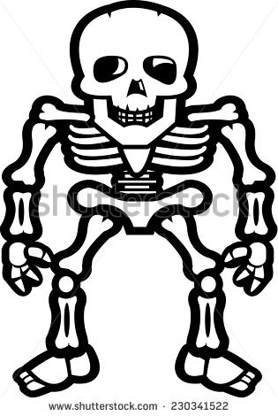 315x470 Skeleton Clipart Lively