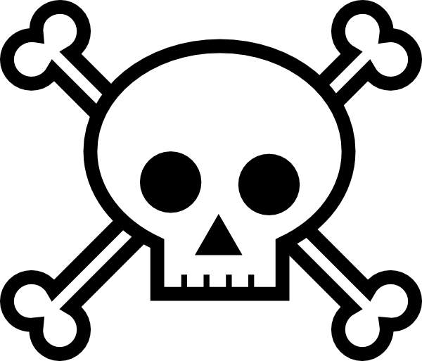 600x513 Skull And Crossbones Clip Art