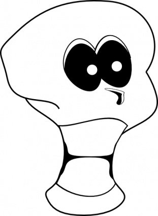 311x425 Skull Clip Art, Vector Skull