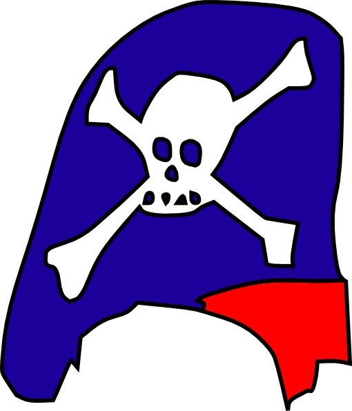 510x596 Cartoon Pirate Hat Skull Bones Clip Art Free Vector In Open Office