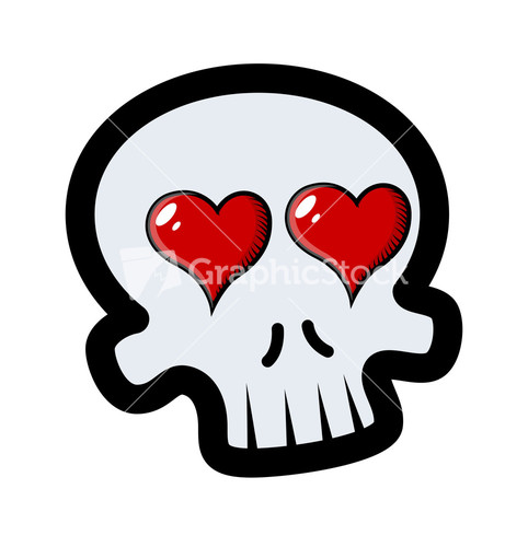482x500 Skull Clipart Funny Cartoon
